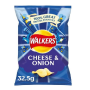 Walkers Cheese & Onion Crisps 32.5g